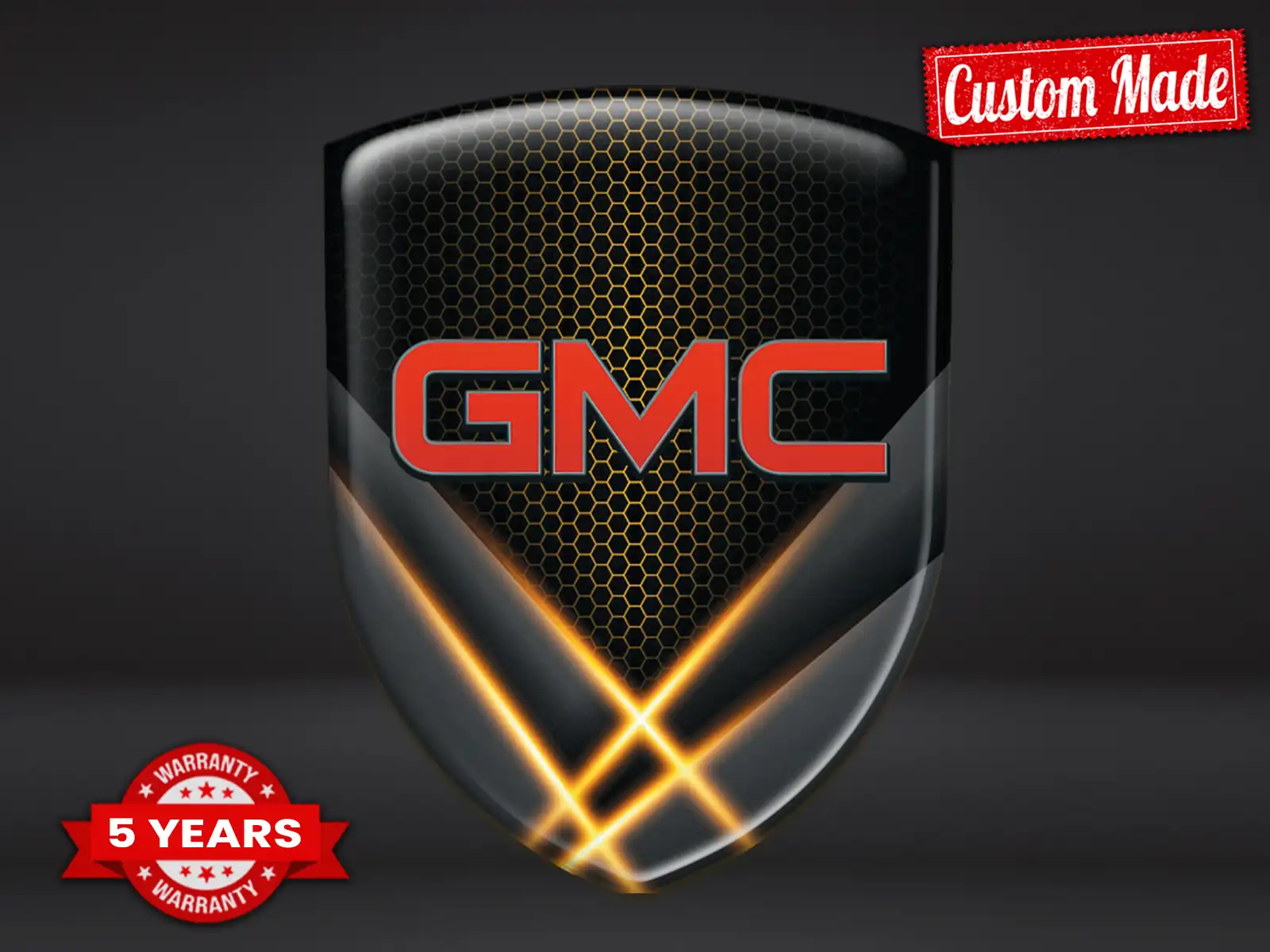 GMC Heckscheibenaufkleber Stern Premium Universal Auto